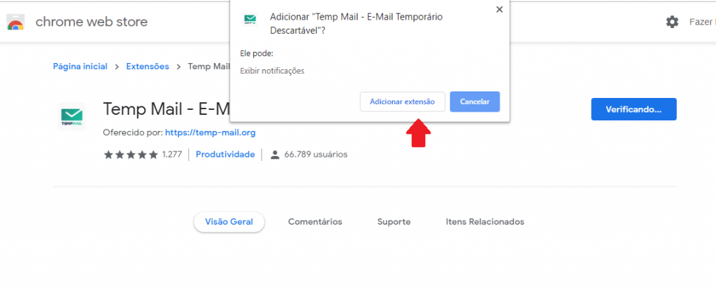 TempMail: extensão cria e-mail temporário e mantém sua privacidade